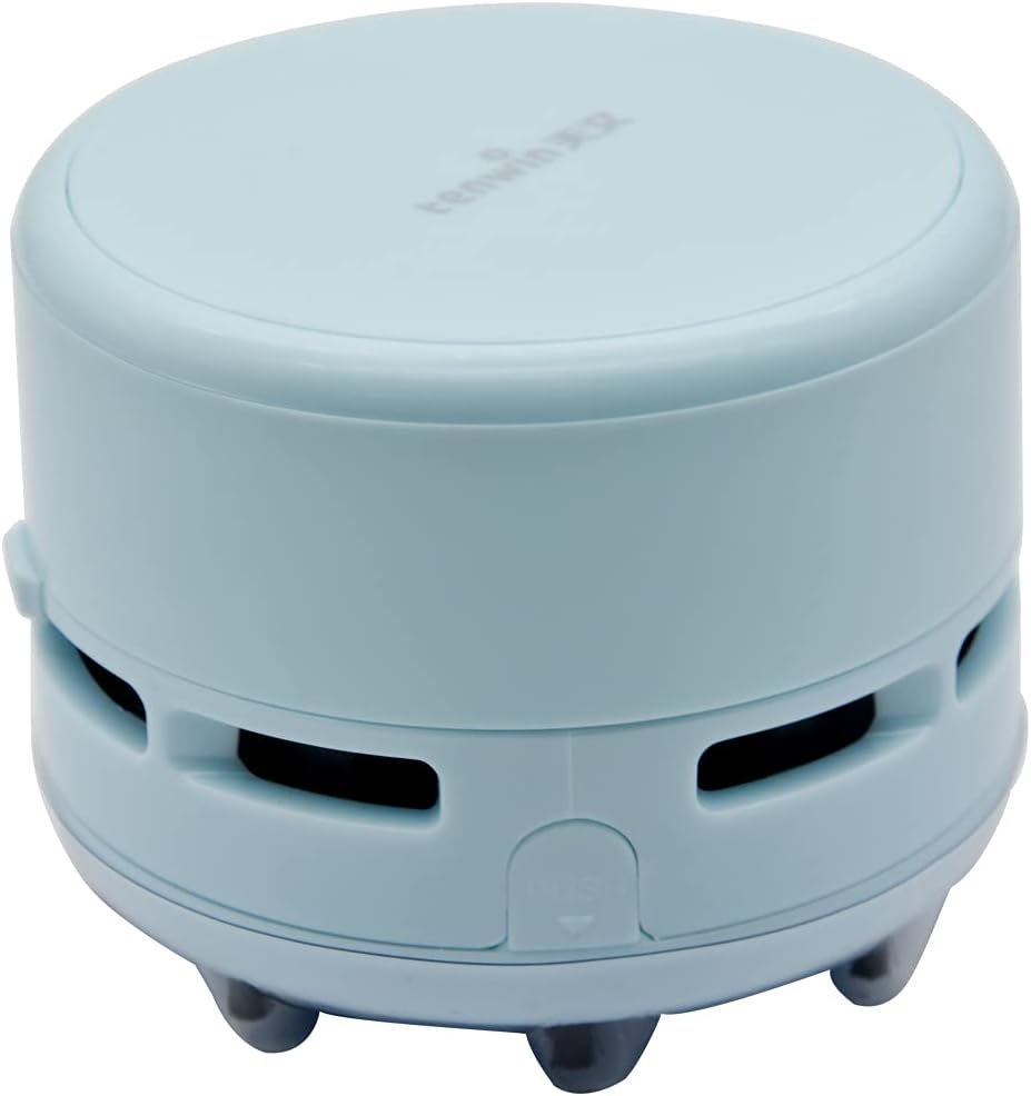 Mini Vacuum Cleaner, Portable Handheld Cordless Crumb Sweeper for Home, Office & Car, Blue