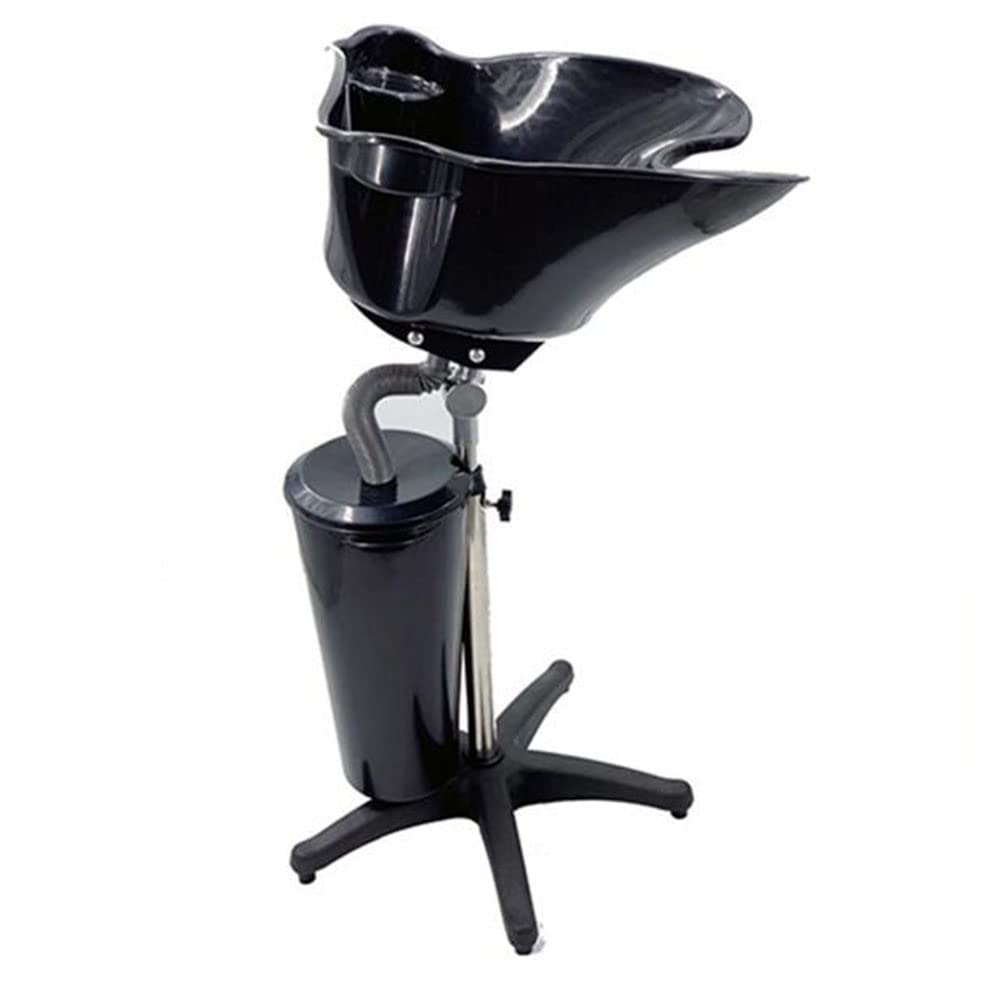 Adjustable Hair Washing Sink Shampoo Basin-Health Salon Hairdressing Back Wash Portable with Stand, Sink Hair Basin for Barber Shop Beauty Salon