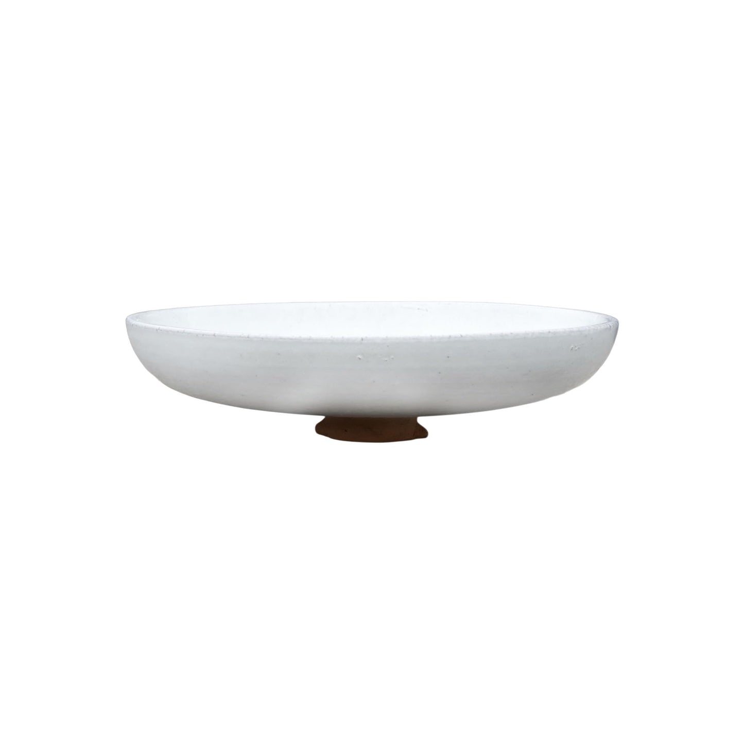 Ten Thousand Pots Ceramic Bird Bath Bowl Top and Black Stand