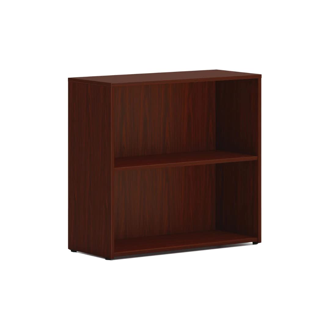 HON Mod Bookcase, Five-Shelf/4 Adjustable, 30w x 13d x 65h, Slate Teak