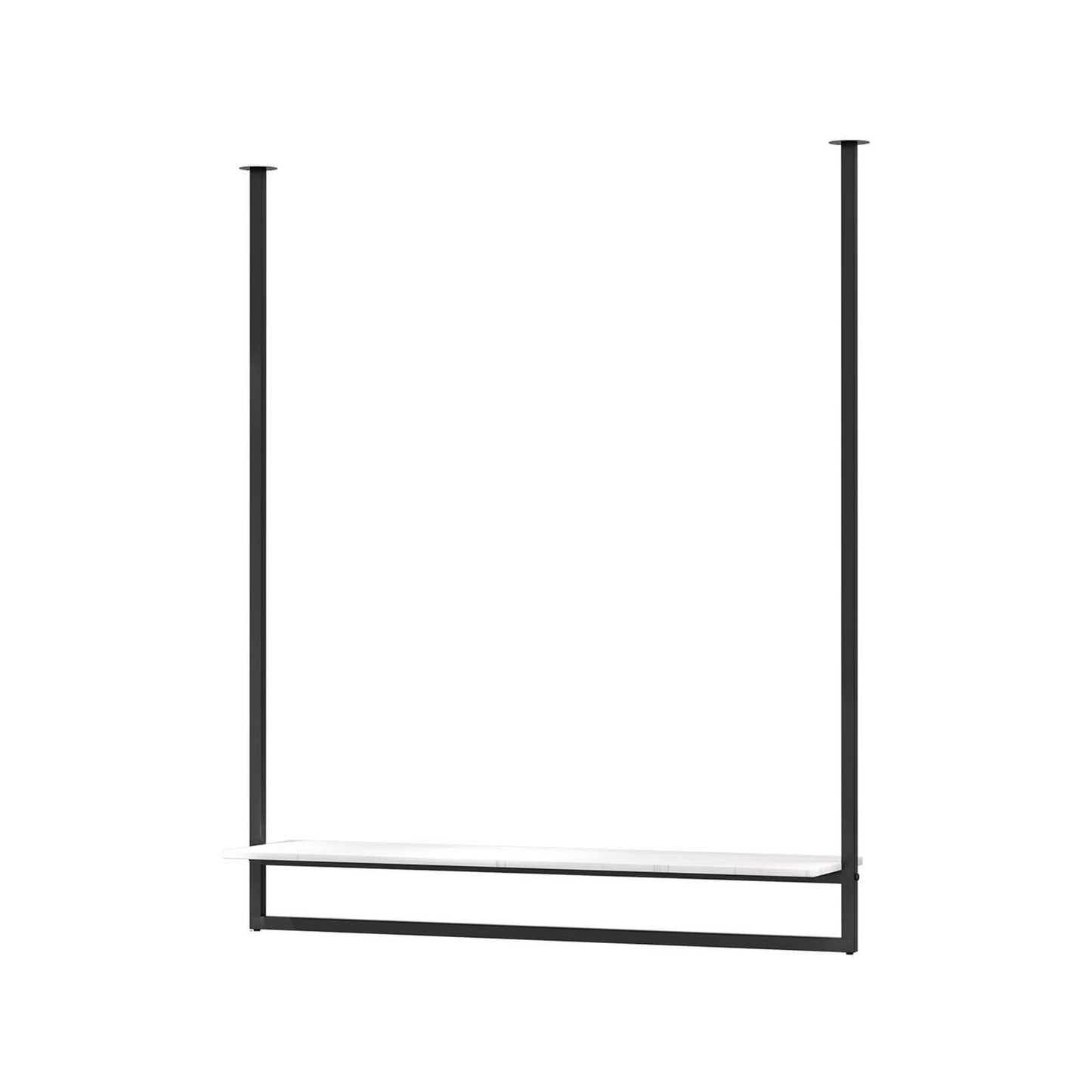 Heavy Wall-Mounted Metal Garment Rack, Commercial Clothing Display Stand for Retail, Boutique, Laundry & Home, Clothes Hanger Rod