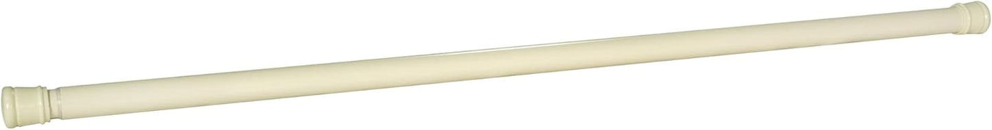 Design House 564179 Classic Adjustable Shower Rod for Bathroom 36 to 63-inch in Bone