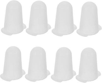 LIFKOME 8pcs Cake Frosting Tip Covers, Silicone Piping Tip Sleeves, Protective Cap Bakeware Set