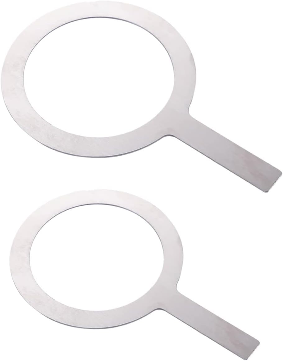 2 Pcs Milk Tea Baking Rings, Stainless Steel Protective Circle for Tea Cup Accessories