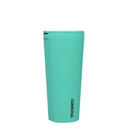 Corkcicle Classic Triple Insulated Coffee Mug with Lid, Neon Lights Kokomo, 24 oz – Stainless Steel Travel Tumbler Keeps Beverages Cold 9+hrs, Hot 3hrs – Cupholder Friendly Travel Coffee Tumbler