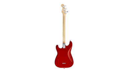 Fender Loog Stratocaster 3-String Electric Guitar for Kids, Beginner Guitar, Includes Chord Flash Cards, Learning App, Educational Booklet, Picks, and Stickers, Candy Apple Red