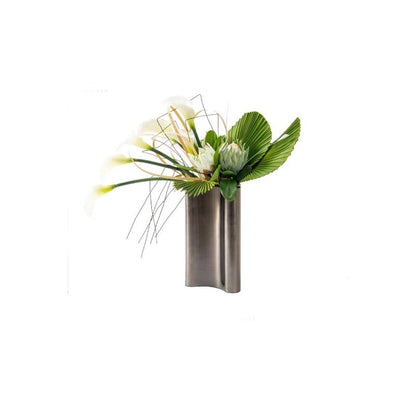Artificial Plant Light Luxury Simulation Flower Art Set Decoration Dining Table Living Room Negotiation Table Sales Office Decoration Flower Arrangement Artificial Tree Indoor(B)
