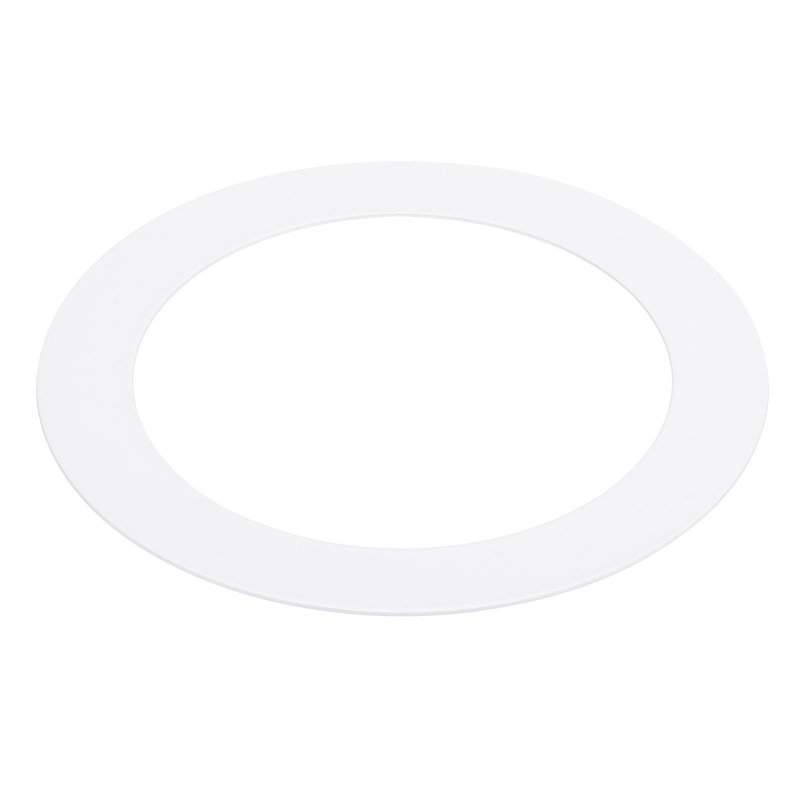 PATIKIL 4.25" ID 6.69" OD Light Trim Ring, White Goof Ring Matte Circular Light Cover Lighting Fixture for Ceiling Wall Recessed Can Downlights