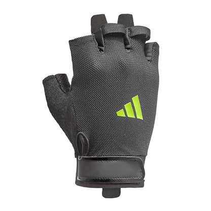adidas Essential Training & Weightlifting Gloves, Fingerless Workout Gloves