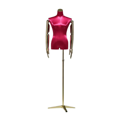 XYIANG Half Body Manikin Height Adjustable Stand Removable Arm Female Mannequin Premium Female Mannequin Torso Easy Care Mannequin (Light Blue A)