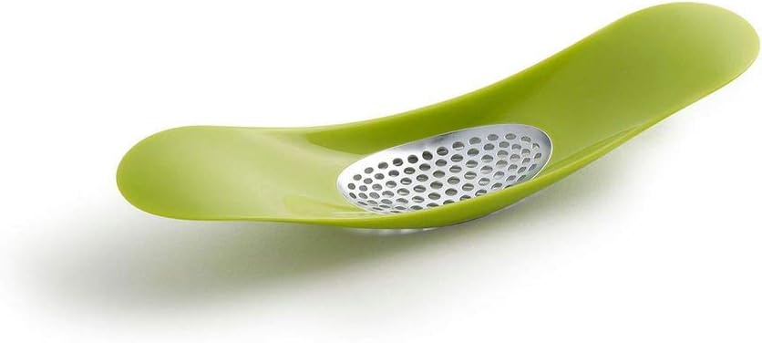 Joseph Joseph Garlic Rocker Crusher Mincer Press, Plastic, Green
