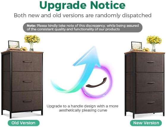 Closet 3 AODK Dresser for Bedroom Nightstand Small Dressers Chest of Drawers End Table for Living Room, Dresser