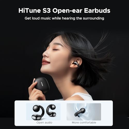 UGREEN Open Ear Wireless Headphones Bluetooth 5.4, 12mm Driver Sports Earphones with ENC, Fast Charging for 30 Hours Playtime, Compatible with iPhone Android and Bluetooth Devices