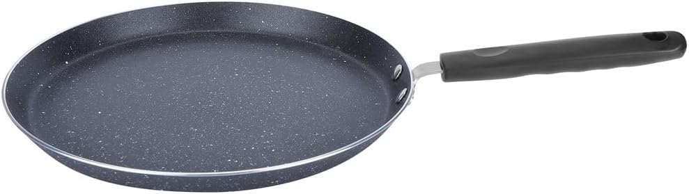 Yosoo Non Stick Frying Pan, Fast Heating Aluminum Alloy Cookware with Heat Proof Handle for Breakfast