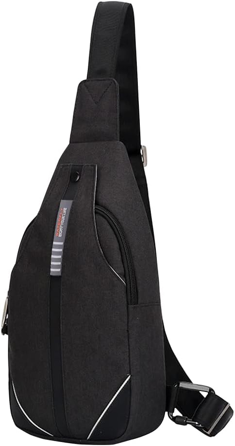 WATERFLY Small Crossbody Sling Backpack,Anti Theft Backpack for Traveling Mini Sling Purse Chest Bags for Men&Women Multipurpose Casual Daypack Hiking Shoulder Bag
