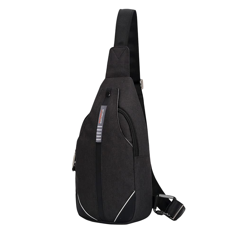 WATERFLY Small Crossbody Sling Backpack,Anti Theft Backpack for Traveling Mini Sling Purse Chest Bags for Men&Women Multipurpose Casual Daypack Hiking Shoulder Bag