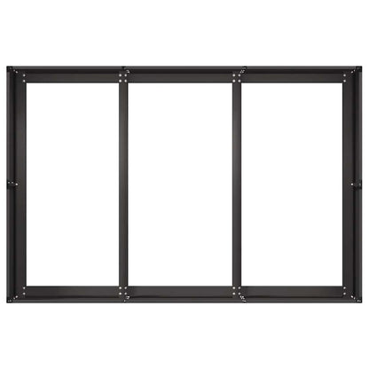 Foknhdi Large Rectangular Outdoor Metal Planter 31.5 x 47.2 x 15.7 in Matte Black for Patio Garden Balcony Durable Modern Raised Box Fits Flowers & Shrubs