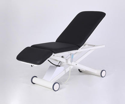 Demixson Power Physical Therapy Treatment Table, Medical Exam Table with Wheels (Black)