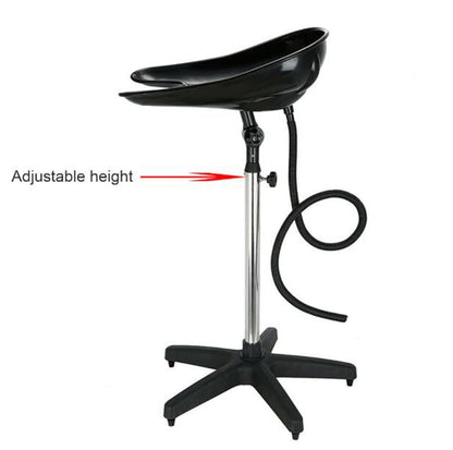 JYXYXSCP Portable Backwash Shampoo Sink,Mobile Salon Washing Hair Basin Adjustable Shampoo Basin Stand for Professional Use in Salons Barbershop