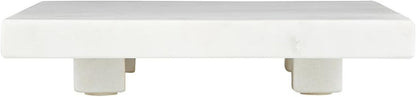 Santa Barbara Design Studio Marble Charcuterie Board, Cheese Board Cutting Board, 6" Square, White