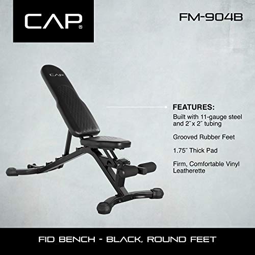 CAP Barbell Multi-Purpose Adjustable Utility Strength Training Weight Bench | Multiple Options