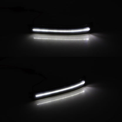 GTINTHEBOX Smoked Lens White LED Side Mirror Marker Turn Signal Light Lamp - Compatible with 2009-2014 Ford F150