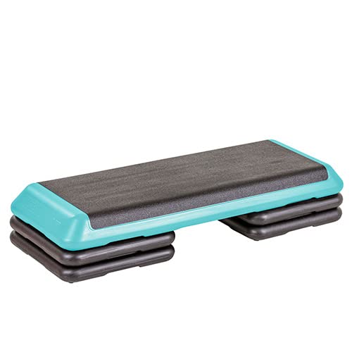 The Step Freestyle Grey Aerobic Platform, Health Club Size Steppers for Exercise