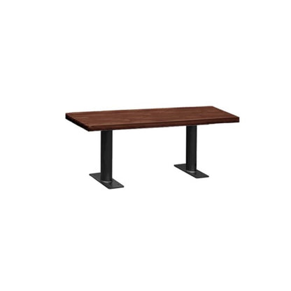 Salsbury Wood Locker Bench - 48 Inches - 14 Inches Deep - Dark Finish - Bolt Mounted