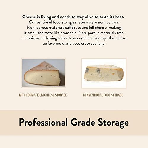 45-Pack 6.25 11 Formaticum - Cheese Storage Bags - x Wax Paper Bags to Keep Cheese or Charcuterie Fresh - Professional