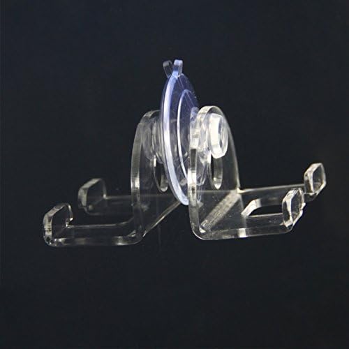 Suction Razor Holder, AOCOKCO Thick Suction Cup Hook, Transparent Reusable Hook, Set of 5 Heavy Duty Razor Holders