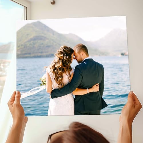 18x28 1.25" DIY Canvas Stretcher Bars, Gallery Depth White Pine Wood Frame Kit, Self-Adhesive & Tool-Free Assembly