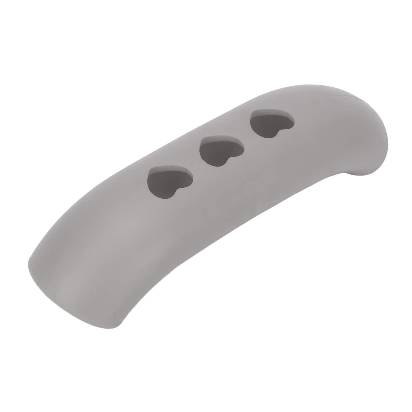 2 Pieces Silicone Hot Handle Holder, Non Slip Pot Holders Cover Assist Hot Pan Handle Rubber Heat Pot Sleeve Grip Cookware Handle for Frying Cast Iron Skillet Metal Pan (Gray)