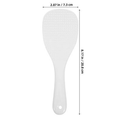 VOSAREA 2pcs Rice Spoons Ceramic Rice Paddles Non-stick Rice Serving Spoon Rice Potato Food Server Spatula Rice Scooper Kitchen Tool Rice Cooker Spoons Cooker Scoops