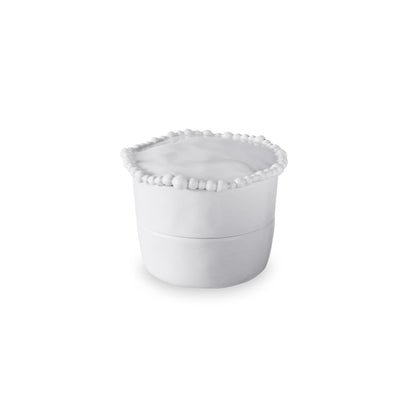 Beatriz Ball VIDA Alegria Stackable Salt-Pepper Cellar with Lid (White)