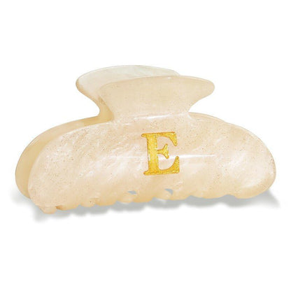 Skiennix Glitter Initial Claw Clips - Cute Valentine's Day Gift for Her | Letter E, Perfect for Teens & Women