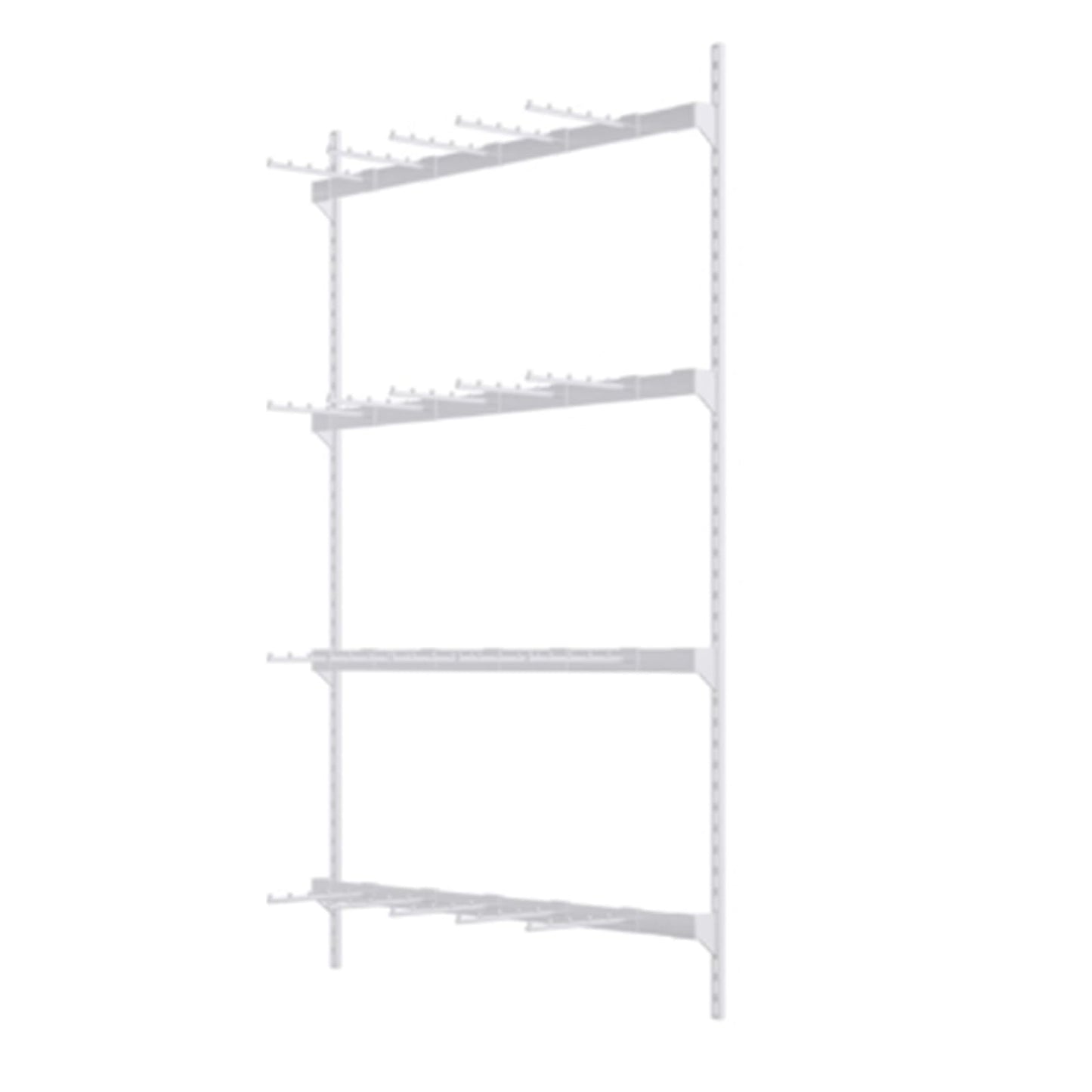 Wall-Mounted Underwear Display Stand, Metals, Lingerie Garment Rack, Retail Sock Show Shelves, Supermarkets Commercial Clothing Store Shelf, for Bras, Shorts, Hats(White,150 * 150cm)
