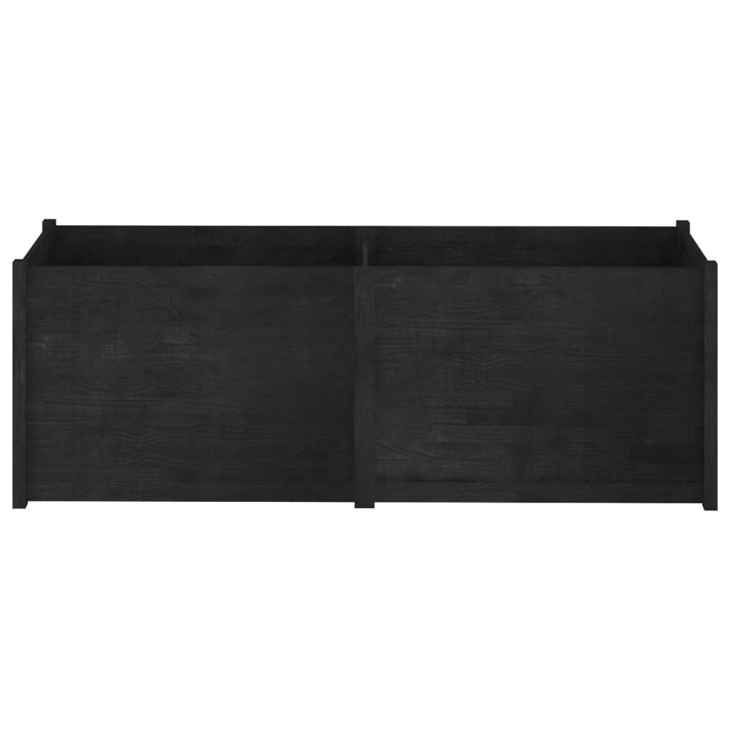 ULUYYUC Raised Garden Bed Solid Wood Pine Planter Box 78.7"x19.7"x27.6" for Outdoor Flowers and Vegetables, Large Elevated Planter Box for Patio Gardening