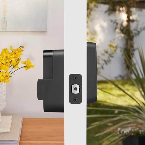 Yale Assure Lock 2 Touch Deadbolt, Black Suede Key-Free Smart Entry Door Lock with Wi-Fi Connected Touchscreen Keypad and Fingerprint Scanner for Code Entry and Remote Access, YRD450-F-WF1-BSP