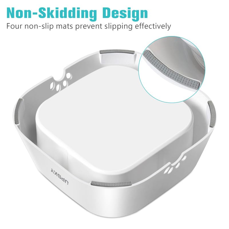 UPSKY No-Spill Pet Water Bowl, Slow Water Feeder, No-Slip Pet Water Dispenser 35oz Feeder Bowl for Dogs and Cats