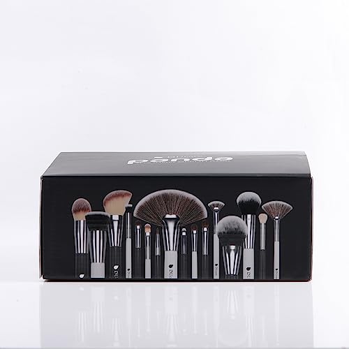 DUcare Makeup Brushes Set Professional 27Pcs Makeup Brushes Premium Synthetic Kabuki Foundation Blending Face Powder Blush Concealers Eye Shadows Make Up Brushes Kit White