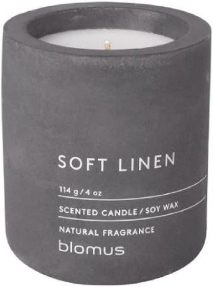 Blomus Fraga Scented Candle Magnet S, Soy Wax Candle in Concrete Look