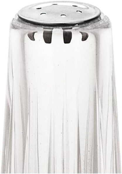 YBM Home Acrylic Salt and Pepper Shakers with Stainless Steel Lid, 1.5oz Clear Spice Herb Dispenser for Dining Table,