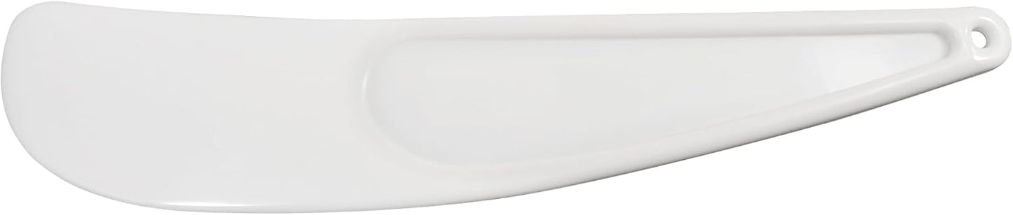 R&M International 4203 Baking Spatula Scraper, 10.75" Long, White