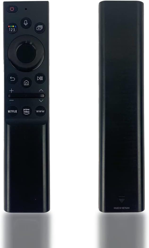 Ceybo Original Solar Voice Remote Control Replacement with YouTube Netflix Shortcut for Samsung Smart TVs, Compatible with Neo QLED 8K, QLED (BN59-01480A)
