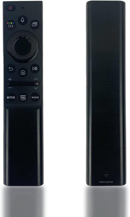 Ceybo Original Solar Voice Remote Control Replacement with YouTube Netflix Shortcut for Samsung Smart TVs, Compatible with Neo QLED 8K, QLED (BN59-01480A)