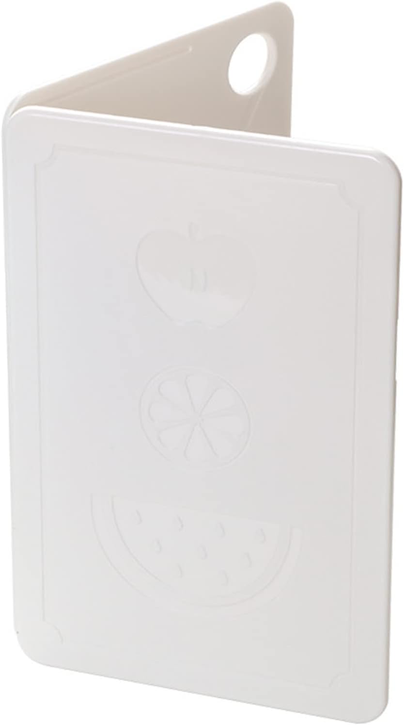 Fdit Foldable Kitchen Cutting Board, Portable Chopping Board for Outdoor Picnic, Nordic Rice White 20x12.5x0.8cm