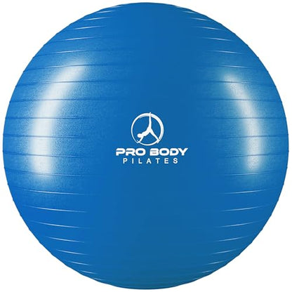 ProBody Pilates Exercise Ball - Multiple Sizes Gym Grade Balance Ball for Fitness, Yoga, Workout, Pregnancy & Physical Therapy