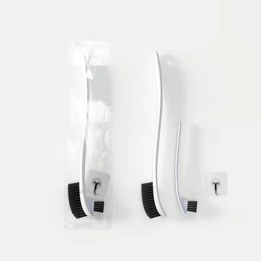 Toilet Brush and Holder 2 Pack, 3 Function Toilet Bowl Cleaner Brush, Strong Bristles for Easy Under Rim Cleaning