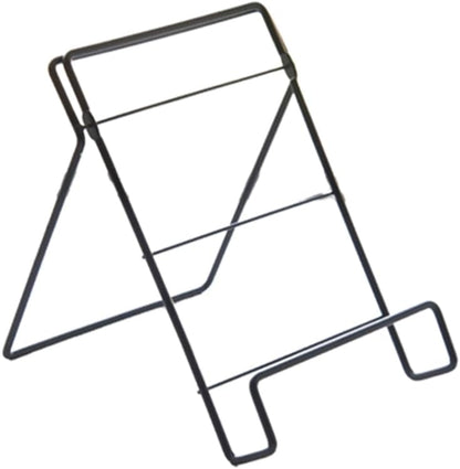 Cookbook Stand Cookbook Holder, Foldable Tablet Recipe Book Holder for Kitchen Cooking Display - Black