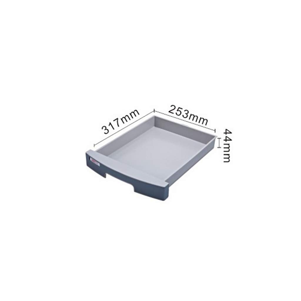 IIPOSAQQ Plastic Cosmetic Drawer Desk Storage Unit Organizer Lockable Drawer Sorter A4 Box for Office (5-Layers Size:12in15.2in12.6in) File Cabinets